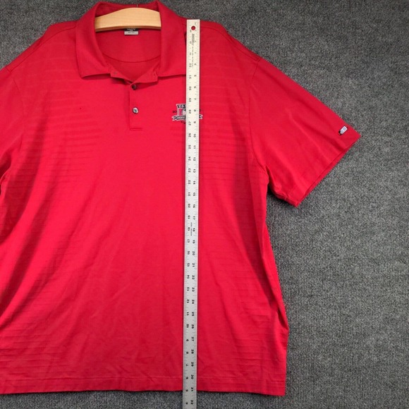 Tiger Woods Dri-Fit Men's US Open Pebble Beach Polo Shirt Red XXL Short Sleeve - Picture 12 of 14